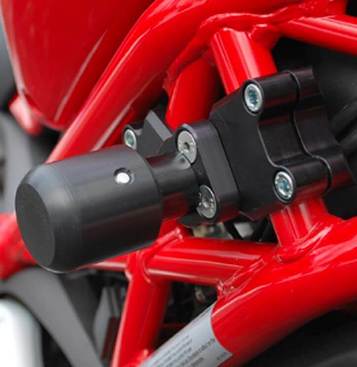 Woodcraft Frame Slider Kit '09-'13 Ducati Monster 696/796/1100