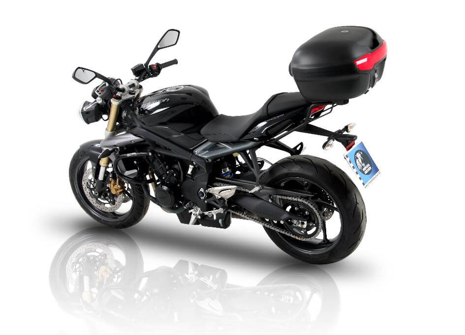 Hepco & Becker Rear AluRack for '13-'19 Triumph Street Triple/R