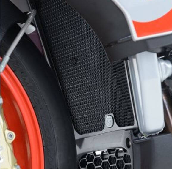 R&G Racing Aluminium Radiator Guard '15-20 Aprilia RSV4/1100 Factory, '16-'21 Tuono V4 1100/Factory