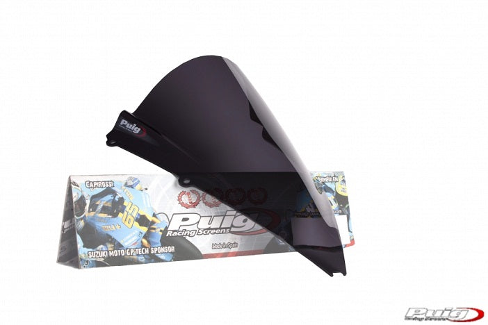 Puig Z Racing Windscreen for 2009-2013 Aprilia RSV4, 2011-2013 RS125 - Dark Smoke