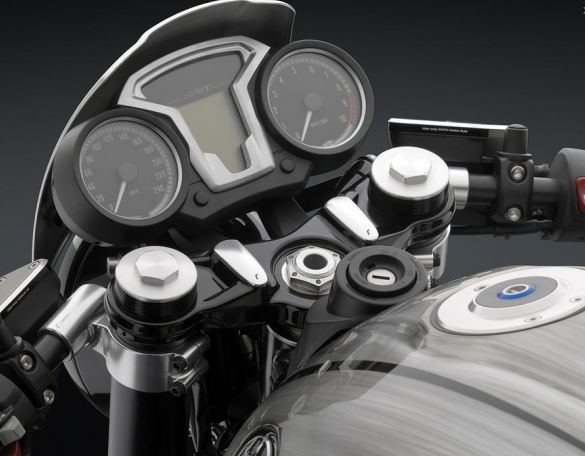 Rizoma ZBW059A Triple Clamp Hole Cover Kit for 2014 BMW R nine T