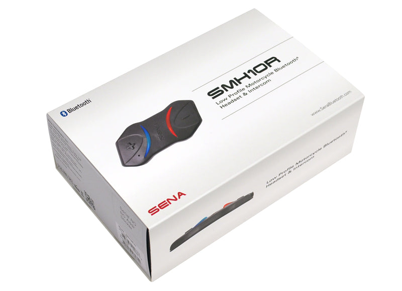 Sena SMH10R Low Profile Motorcycle Bluetooth Headset  Intercom (SMH10R-01)  Motostarz USA