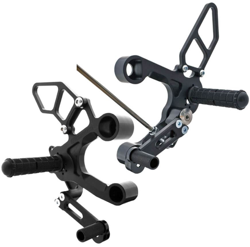 Woodcraft Adjustable Rearsets '14-'22 Yamaha FZ-09/MT-09/XSR900/FJ-09/