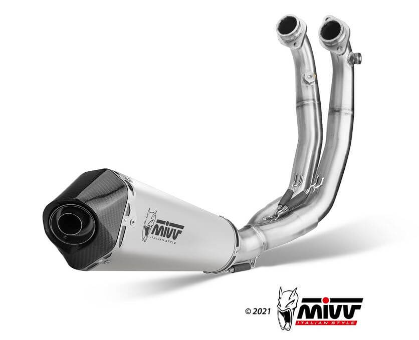 MIVV Delta Race Stainless Steel Full Exhaust '21-'22 Aprilia RS 660