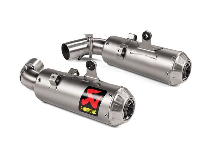 Akrapovic Slip-On Line Titanium Exhaust '19- Ducati Hypermotard 950/SP