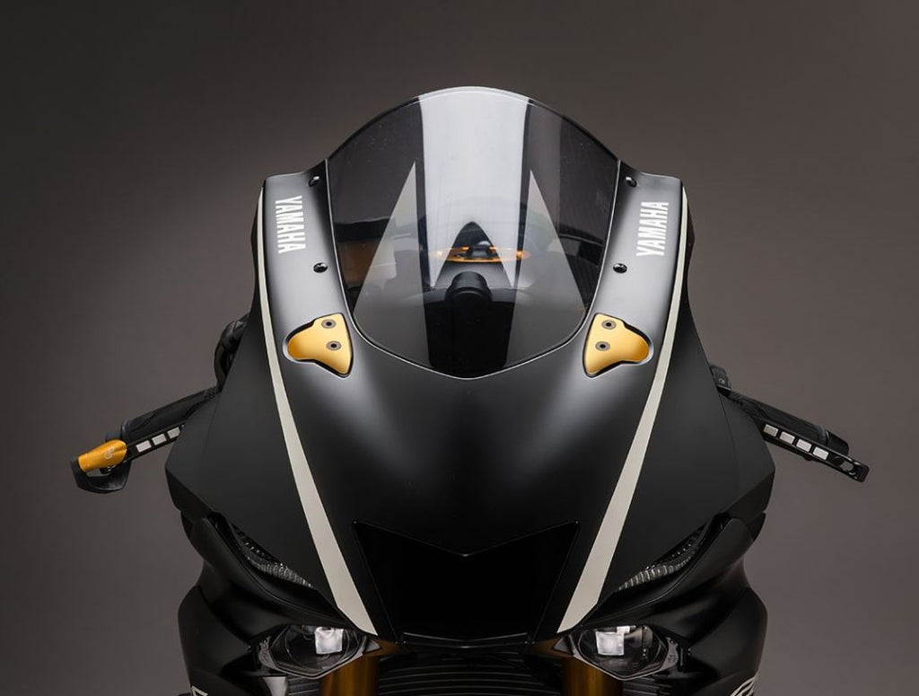 Lightech Mirror Block Off Plates '17-'20 Yamaha R6, '22- R7