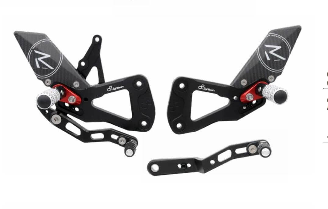 Lightech R Version Rearsets '17-'22 Suzuki GSX-R1000/R | Standard/Reverse