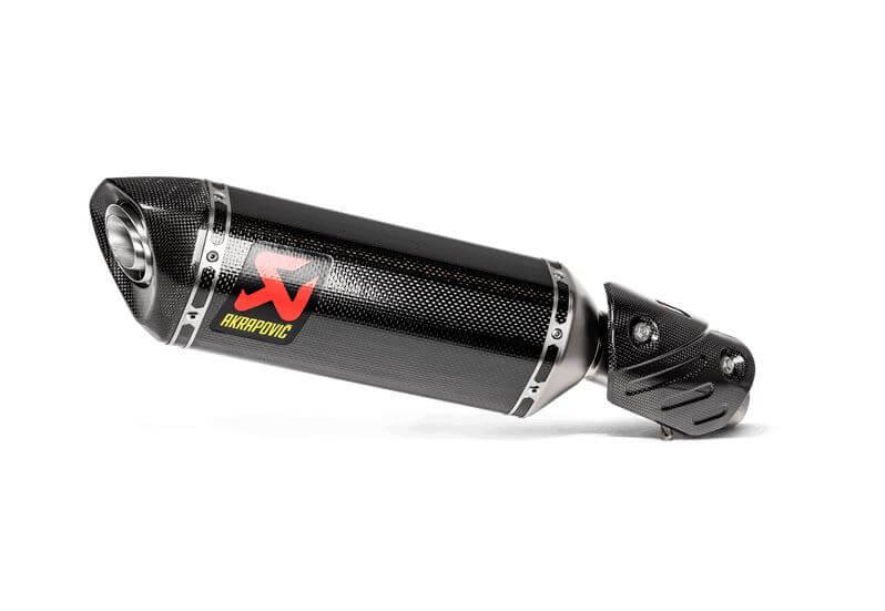 Akrapovic Slip-On Line (Carbon) Exhaust '09-'20 Kawasaki ZX6R, '13-'25