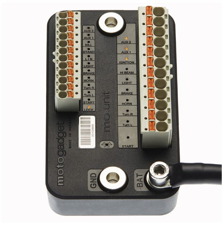 Motogadget Mo.Unit Blue Digital Control Unit with Bluetooth Functions