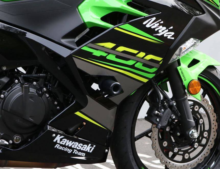 Shogun No Cut Frame Sliders '18'21 Kawasaki Ninja 400/Z400 Motostarz USA