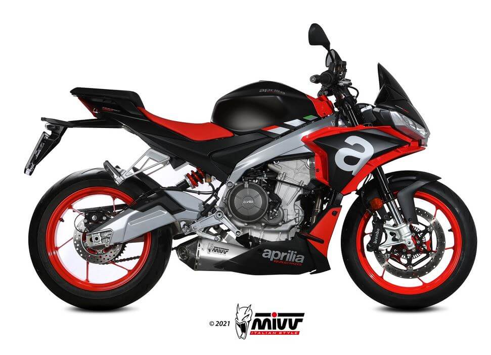 MIVV Delta Race Stainless Steel Full Exhaust '21-'22 Aprilia Tuono 660