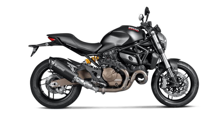 Akrapovic Titanium Link Pipe '14-'16 Ducati Monster 821/1200/S