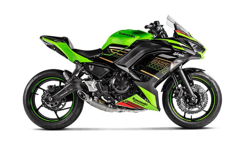 Akrapovic Racing Line (Titanium) Full Exhaust '17-'23 Kawasaki Z650/Ninja 650 | S-K6R13-AFCRT