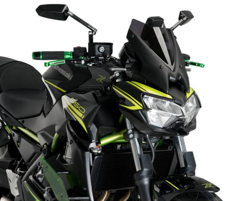 Puig Naked New Generation Sport Windscreens 2020+ Kawasaki Z650