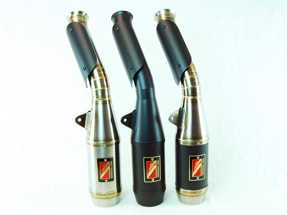 Competition Werkes GP High Slip-On Exhaust 19-24 KTM 790 Duke, 21-24 890 Duke