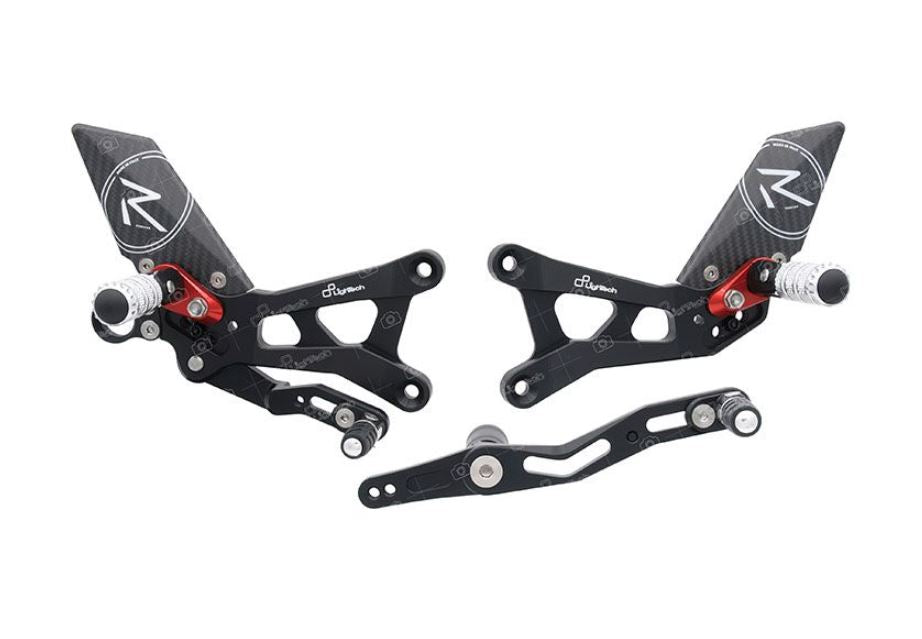 Lightech Track System Rearsets for 2017-2020 Yamaha R6 | R Series