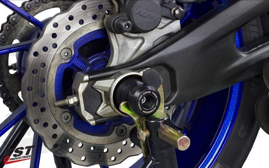 Womet-Tech Rear Axle Spool Sliders for Yamaha FZ-07/MT-07/XSR700