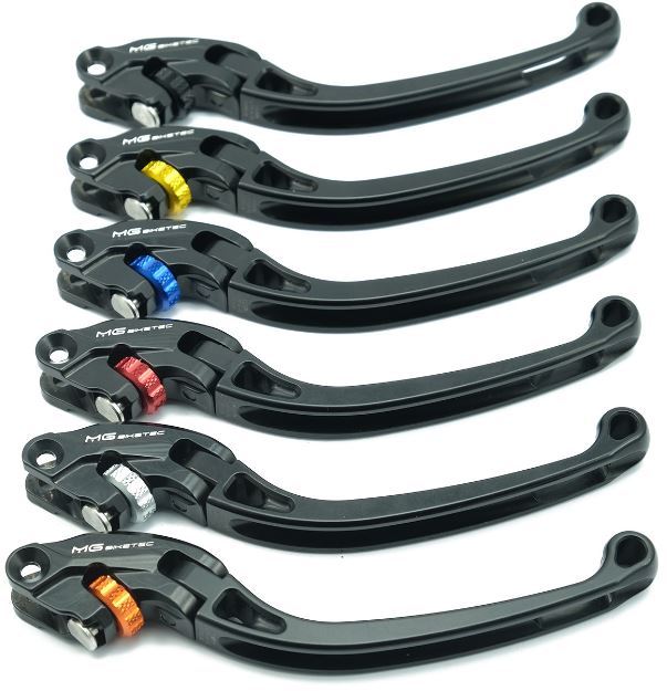 MG BikeTec ClubSport Foldable Brake & Clutch Levers '21-'23 Yamaha MT-09/SP | Short