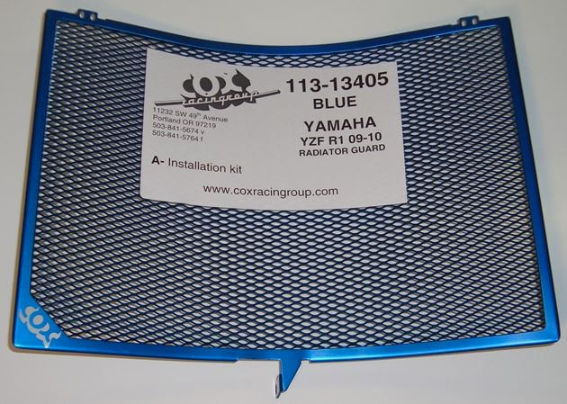 Cox Racing Radiator Guard for '09-'14 Yamaha YZF-R1