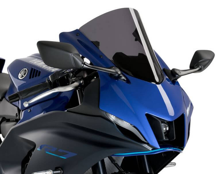 Puig R-Racing Windscreen '17-'20 Yamaha YZF R6, '22-'23 YZF R7