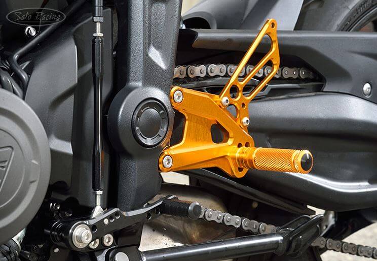 Sato Racing Adjustable Rearsets '21-'22 Triumph Trident 660