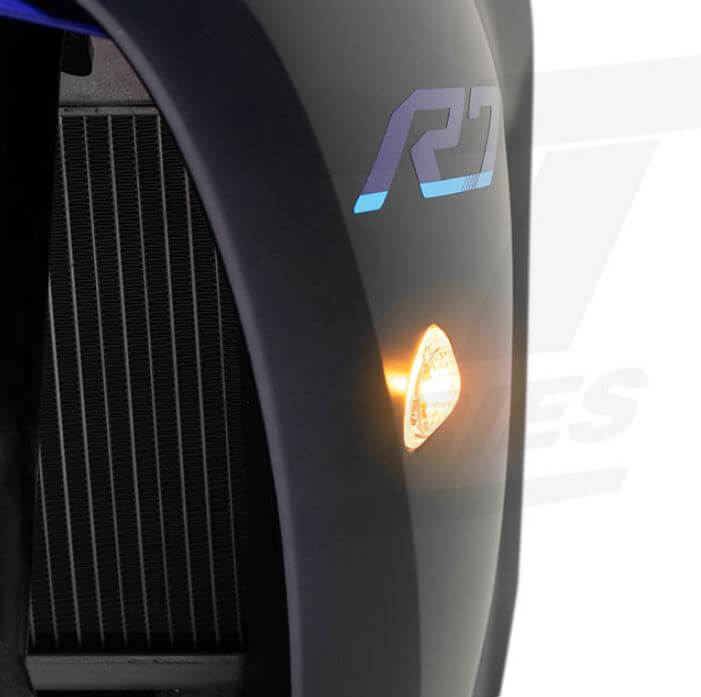 TST Industries HALO-GTR Front LED Flushmount Turn Signals '22- Yamaha R7