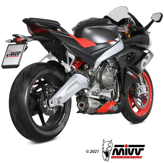 MIVV Delta Race Stainless Steel Full Exhaust '21-'22 Aprilia RS 660