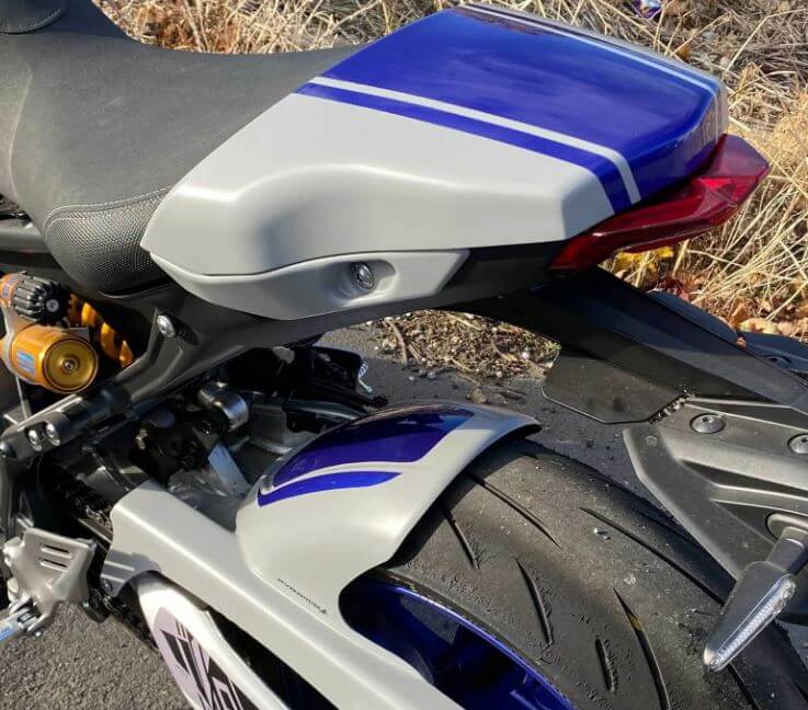 Pyramid Seat Cowl '21-'22 Yamaha MT-09 | Icon Blue