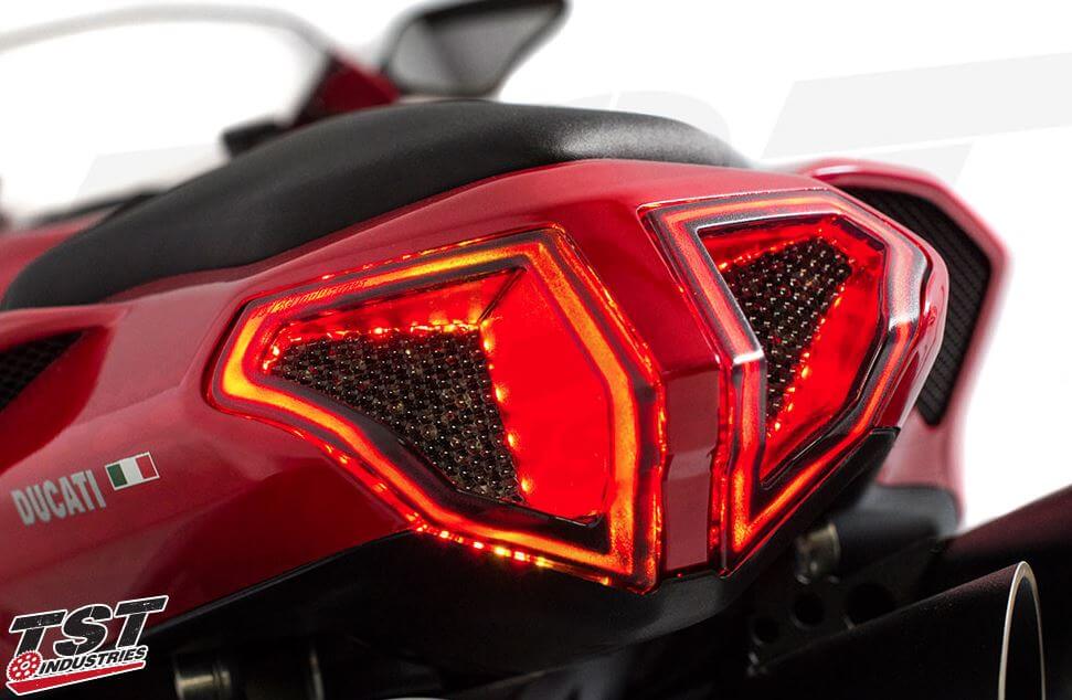 TST Industries Integrated Sequential Tail Light for Ducati 848