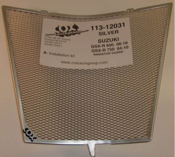 Cox Racing Radiator Guard '11-'21 Suzuki GSXR600 / 750