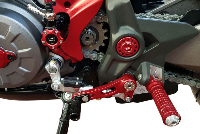 Protège-levier frein moto R&G carbone Ducati MONSTER 1200R - IXTEM MOTO