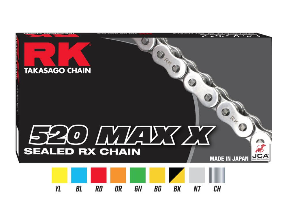 RK 520MAX-X X-Ring Chain - 120 links– Motostarz USA