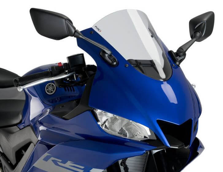 Puig R-Racer Windscreen '19-'22 Yamaha YZF R3