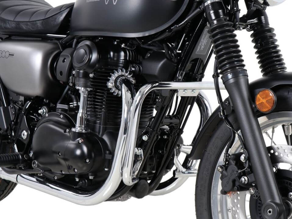 Hepco & Becker Engine Guard '19+ Kawasaki W800 Street/ Cafe - Chrome