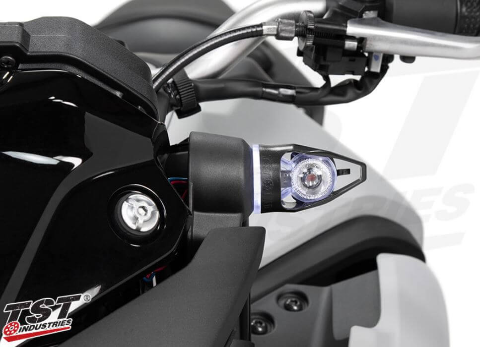 TST Industries Mech-GTR Front LED Turn Signals '21- Yamaha MT-07, '20- MT-03