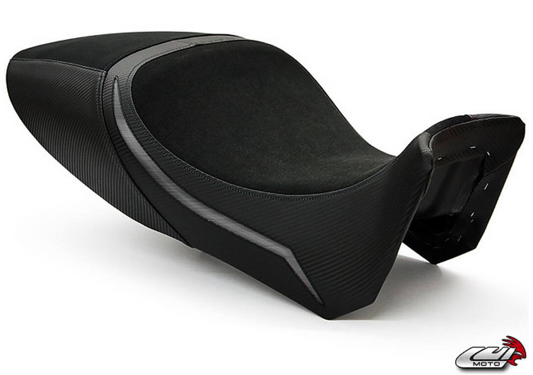 Luimoto Team Italia Suede Seat Covers '11-'14 Ducati Diavel - Motostarz USA