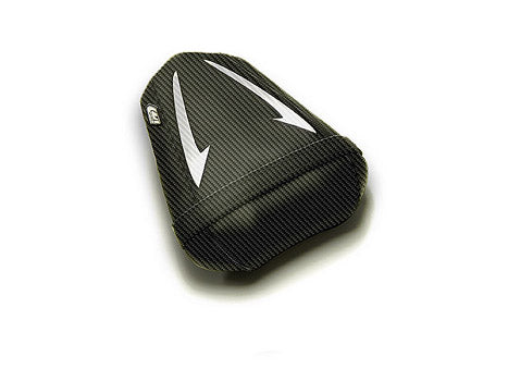 LuiMoto Raven Seat Cover 2007-2008 Yamaha YZF R1 - CF Black/CF White