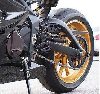 Woodcraft Complete Rearset Standard Shift for '06-'12 Triumph 675