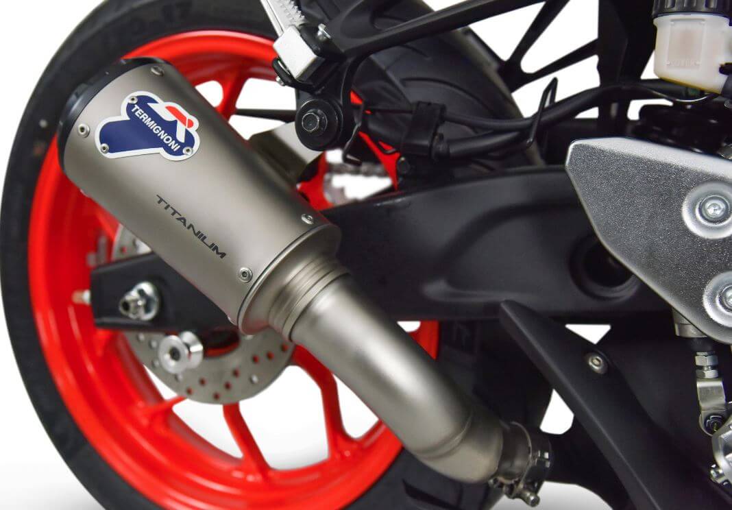 Termignoni SO-02 Titanium Slip-On Exhaust '15-'19 Yamaha YZF R3/MT-03