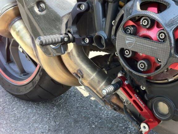 Ducabike Adjustable Rearsets for Ducati Streetfighter 848/1098