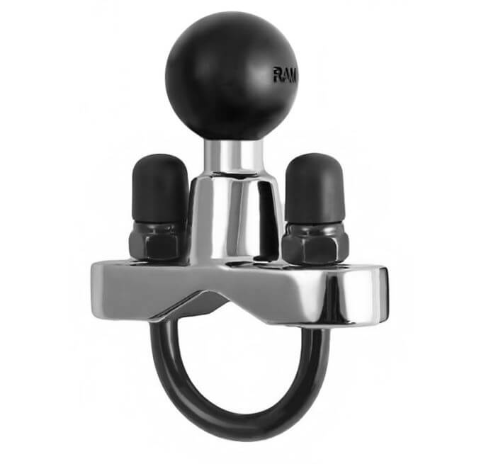 RAM Handlebar U-Bolt Base for Rail 0.5" to 1.25" in Diameter