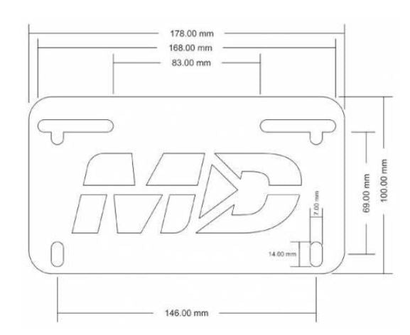 Motodynamic Fender Eliminator '06-'20 Yamaha R6