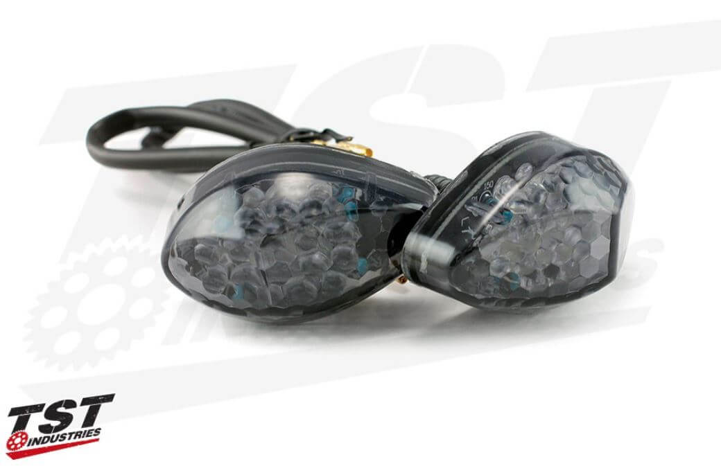 TST Industries LED Front Flushmount Turn Signals for Honda - Motostarz USA