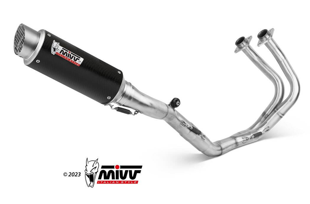 Buy MIVV GP Pro Carbon Full Exhaust '17-'22 Kawasaki Z650/Ninja 650