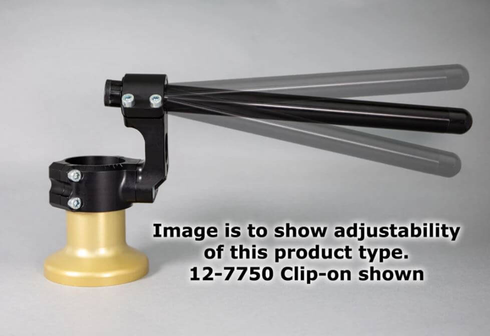 Woodcraft Side Mount 35mm Rise Eccentric Clip-On '20+ BMW S1000RR