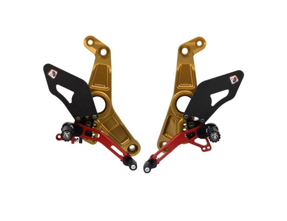 Ducabike Adjustable Rearsets 2017+ Ducati Monster 1200/S, 2018+ Monster 821 & Supersport