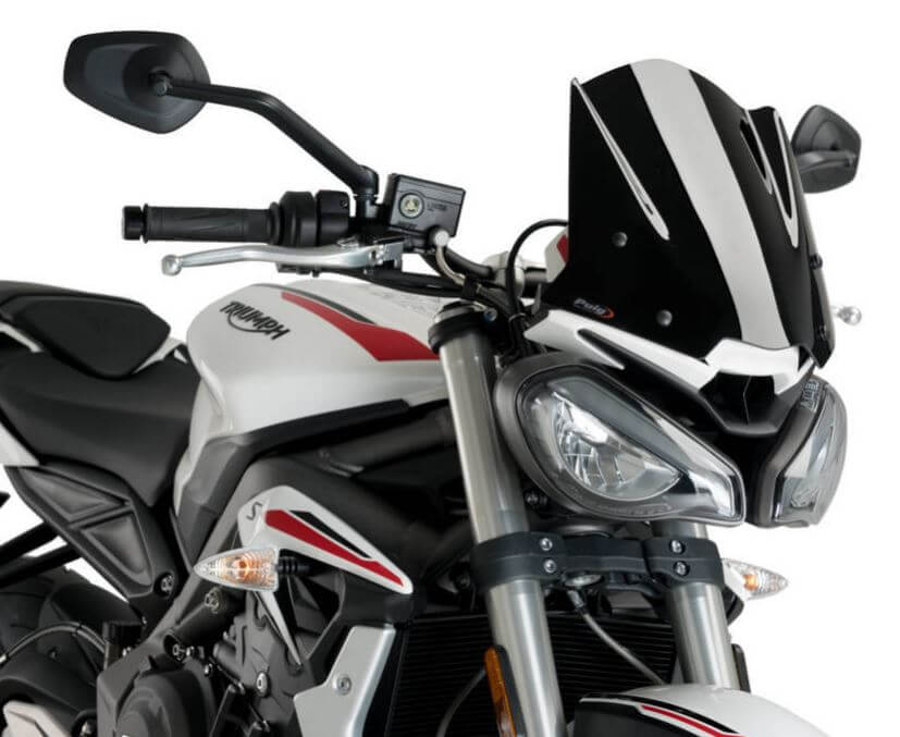 Puig New Generation Naked Windscreen '20-'21 Triumph Street Triple 765 S/R/RS