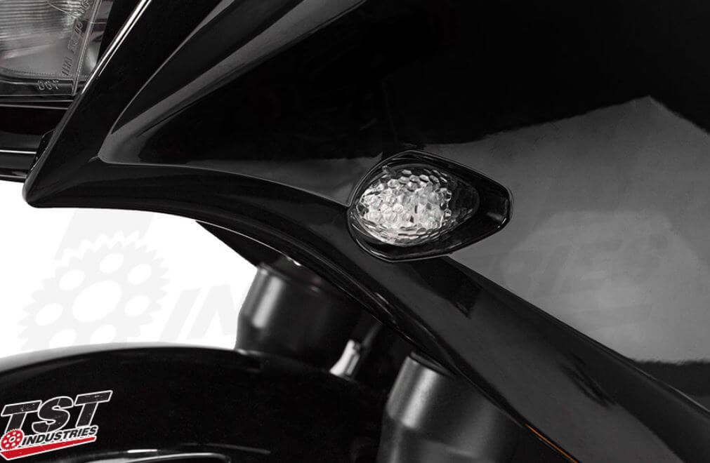 TST Industries LED Front Flushmount Turn Signals for Honda - Motostarz USA