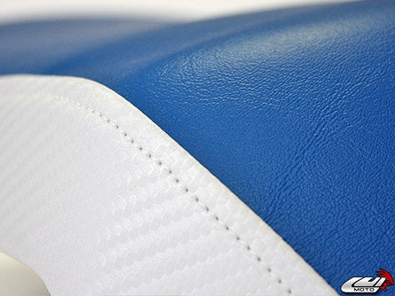 LuiMoto Team Suzuki TYPE II Seat Covers for 2009-2014 Suzuki GSXR 1000 - Blue/Red/CF Blk/CF Pearl