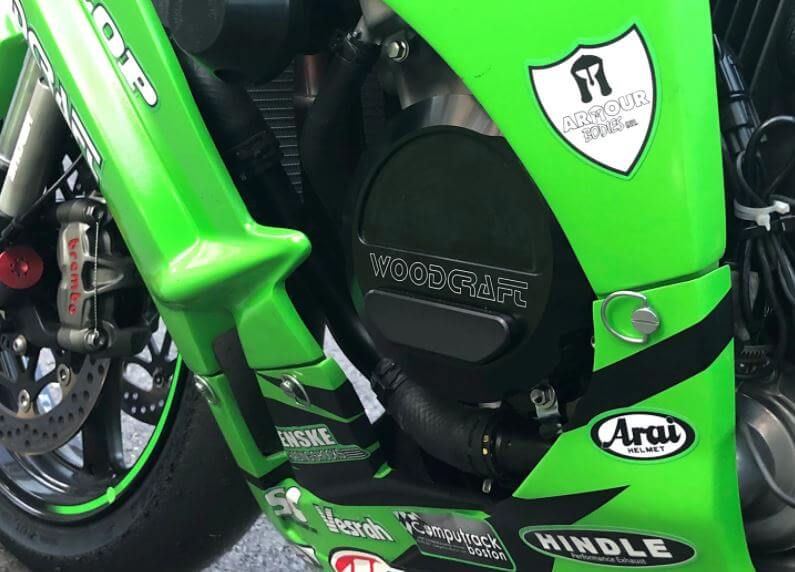 WoodCraft Left Side Engine Cover (Stator) '11-'21 Kawasaki ZX10R